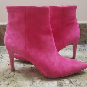 Sam Edelman Pink Suede Boots 6